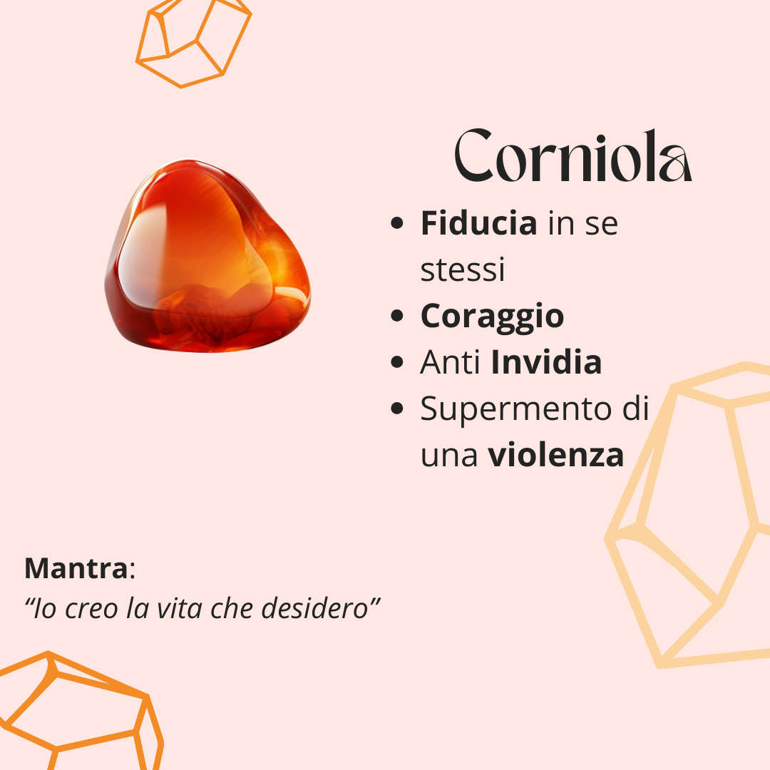 Collana Trilogy Chips Corniola