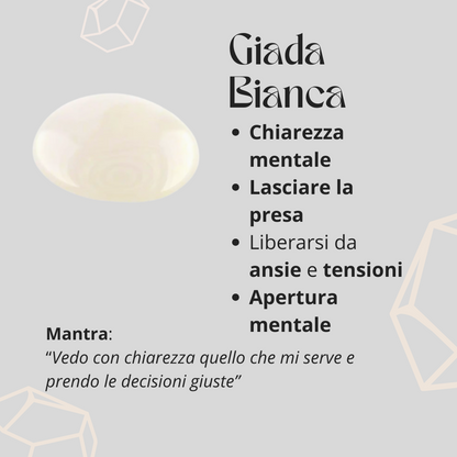 Collana in Single Chip Giada Bianca