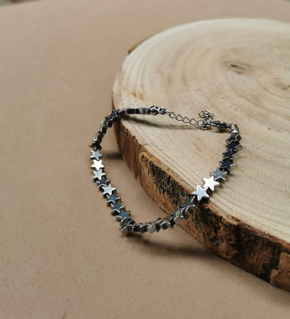 Bracciale Stelle di Ematite